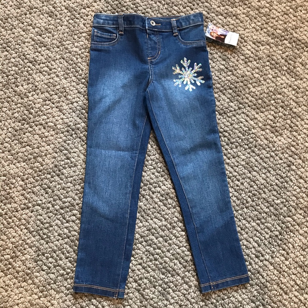 NWT Frozen jeans girls size 6
